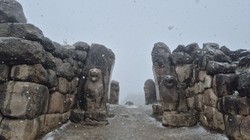 8 Bin Yıllık Kentte Kar Yağışı Başladı