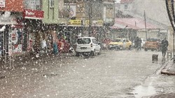 Bingöl'e Nisanda Kar Yağışı Sürprizi