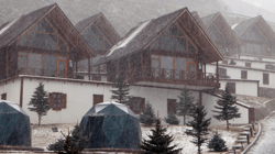 Erzurum'da Baharda Kar Yağdı