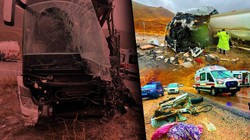 Hakkari'de Yolcu Otobüsü ile Yakıt Tankeri Çarpıştı! Ölü ve Yaralılar Var