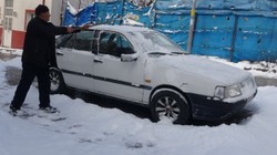 Bayburt'ta Kar Yağışı... İlkbahar Beklerken Kış Geldi