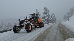 Karabük'te 85 Köy Yolu Ulaşımına Kar Engeli