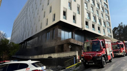 Beşiktaş'ta İşçilerin Kaldığı Otel İnşaatında Yangın