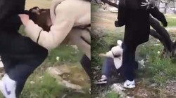 Akran Zorbalığı Her Yerde! Tehdit Etti, Yumrukladı, Yerde Sürükledi