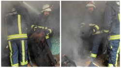 Van'da Odunluk Yangını