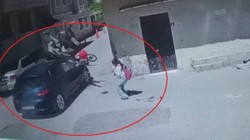 Küçük Kız Ölümden Kıl Payı Kurtuldu! O Anlar Kamerada