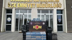 Ağrı’da Binlerce Paket Kaçak Sigara Ele Geçirildi  