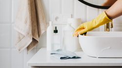 Lavabo ve Küvetlerdeki Sabun Lekelerine Sıra Dışı Yöntem: Bu Meyve Değdiği Yeri Pırıl Pırıl Yapıyor!