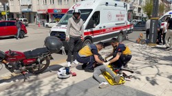 Aksaray'da Motosiklet Kazası: 2 Yaralı