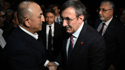 Cumhurbaşkanı Yardımcısı Yılmaz ve Bakanlardan Mevlüt Çavuşoğlu'na Taziye Ziyareti