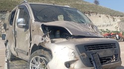 Ankara'da Otomobil Takla Atarak Savruldu