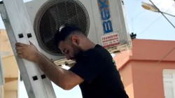 Klima Ustası Ölümden Döndü, Üç Kat Yüksekten…