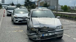 Otomobiller Çarpıştı, 1 Yaralı