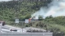 Arnavutköy'deki Ormanlık Alanda Korkutan Alevler