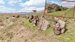 'Nemrut'un Develeri'ni Yol İnşaatında Kullanmışlar: Yüzlerce Yıllık Tarih Göz Göre Göre Yok Oluyor