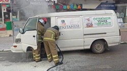 Park Halindeki Araç Alev Aldı