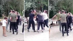 Parkta Korku Dolu Anlar: Çocukların Gözü Önünde Saldırdı