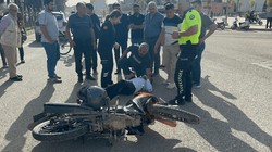 Otomobil ile Motosiklet Çarpıştı, 2 Yaralı