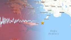 Akdeniz'de 6 Büyüklüğünde Deprem