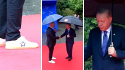 Avrupa Zirvesine Damga Vuran Ayakkabılar! Cumhurbaşkanı Erdoğan da Kendini Tutamadı
