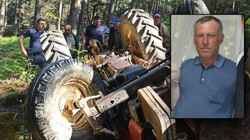 Devrilen Traktörün Altında Kalan Sürücü Hayatını Kaybetti