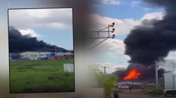 Gebze'de Boya Fabrikasında Yangın Paniği! Saatler Sonra Kontrol Altına Alındı