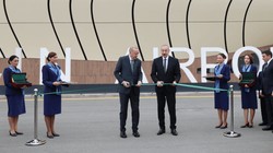 Cumhurbaşkanı Erdoğan, Azerbaycan Cumhurbaşkanı Aliyev'le Laçın Havalimanı'nın Açılışını Yaptı