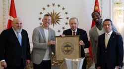 Cumhurbaşkanı, Fenerbahçe Beko'yu Kabul Etti
