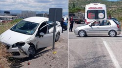 Gönen'de 2 Araç Çapıştı, 3 Yaralı
