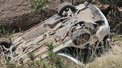 Kontrolden Çıkan Araç Şarampole Uçtu
