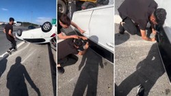 Trafik Kazası Sonrası İlginç Anlar: Camı Kırıp Yardım Etti, Teşekkür Beklerken Hakaretle Karşılaştı