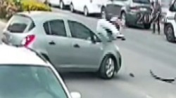 Kırklareli Lüleburgaz’da Motosiklet Kazası Kamerada: 1 Yaralı!