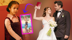 Sihirli Annem'in 'Çilek Kızı' Zeynep Özkaya'dan Sosyal Medyaya Damga Vuran Balayı Pozu! Çiçeği Burnunda Gelin Hayran Bıraktı