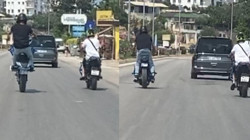 Mersin D-400 Karayolunda Motosikletli Sürücünün Tehlikeli Şovu Kamerada