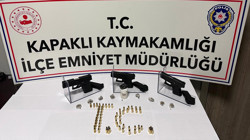 Tekirdağ'da Ruhsatsız Silahlar Ele Geçirildi