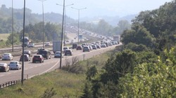 Bayram Dönüşünde Bolu Geçişinde Trafik Yoğunluğu
