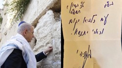 Netanyahu’nun Ağlama Duvarı’na Bıraktığı Not Ortaya Çıktı