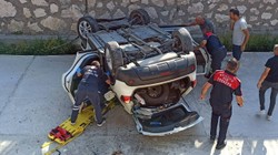 Burdur’da Otomobil Dere Yatağına Uçtu! 2 Yaralı