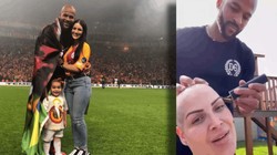 Ünlü Futbolcunun Eşi Kansere Yakalandı, Saçlarını Elleriyle Kesti