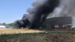 Çanakkale Çan’da Plastik Fabrikasında Yangın