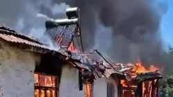 Amasya'da Ev Yangını, Küle Döndü