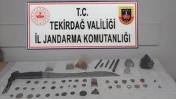 Tekirdağ'da Silah ve Tarihi Eser Operasyonu: 3 Adrese Eş Zamanlı Baskın