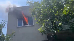Burdur'da 2 Katlı Evde Yangın Paniği