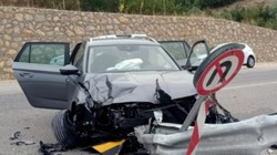 Tokat'ta Korkutan Kaza! Bariyerlere Girdi, Yaralılar Var