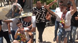 Damadın Başına Gelmeyen Kalmadı: Kıyafetleri Kesildi, Kafasında Yumurta Kırıldı, Una Bulandı...