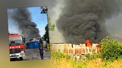 Kocaeli’de Geri Dönüşüm Tesisinde Yangın Paniği! Alevler Büyümeden Söndürüldü