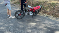 Edirne'de Korku Dolu Anlar: Motosiklet Kamyona Çarptı