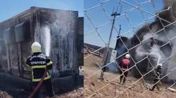Şanlıurfa’da Trafo Alev Alev Yandı
