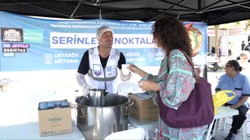 Beşiktaş'ta Sıcak Hava Önlemi! Dinlenme Noktaları Kuruldu