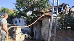 Konya'da Yanan Müstakil Ev Kullanılamaz Hale Geldi